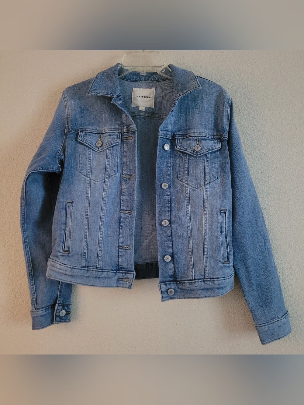 Lucky Brand Women's Light Blue Denim Jacket